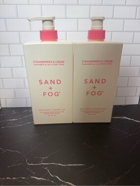 TWO Sand + Fog Strawberries & Cream Body Wash